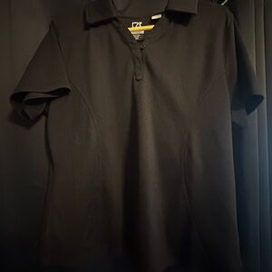 Cutter & Buck Black Polo Shirt Casual Style